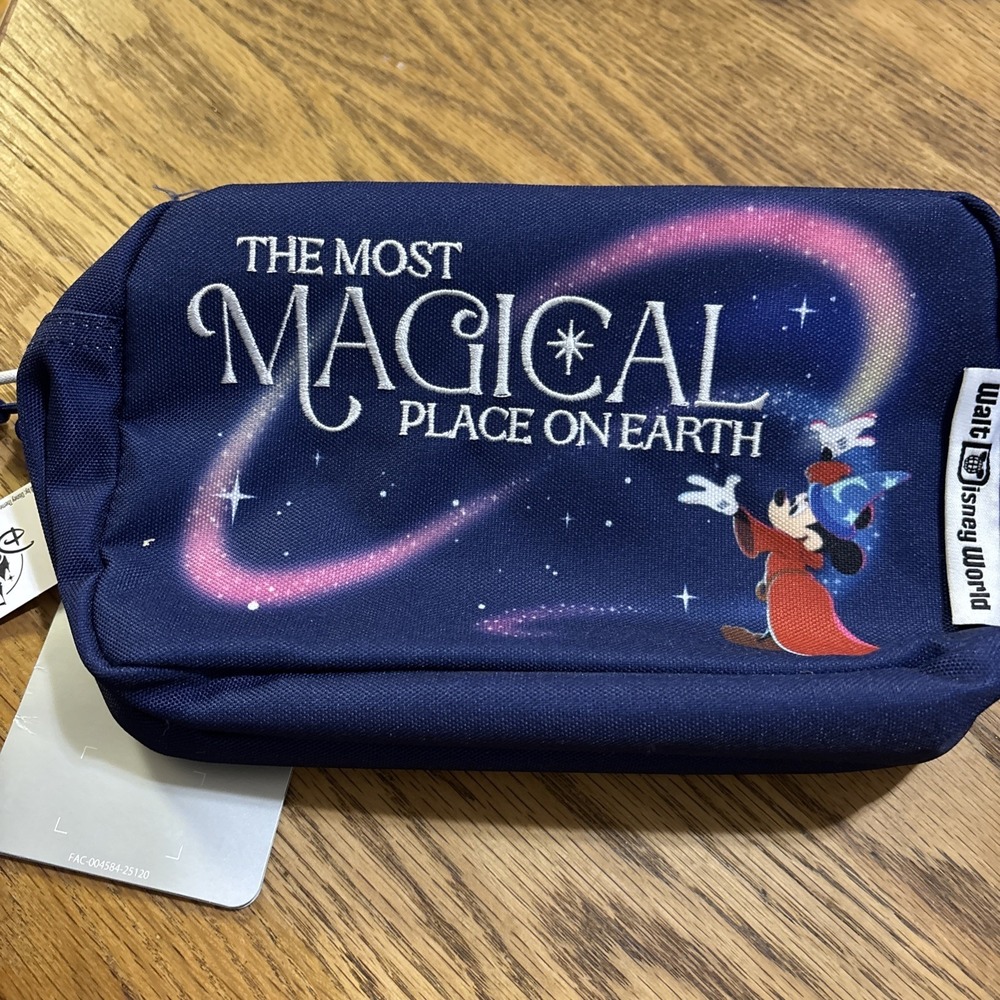 Mickey Sorcerer Belt Bag Disney Parks  WDW Most‎ Magical Place On Earth NWT
